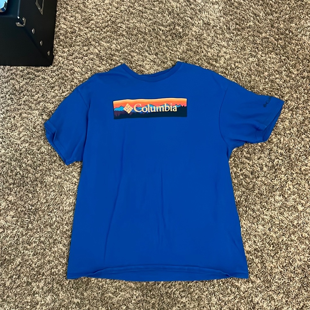 COLUMBIA BLUE T  SHIRT